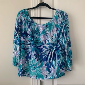 Lilly Pulitzer Off the Shoulder Top